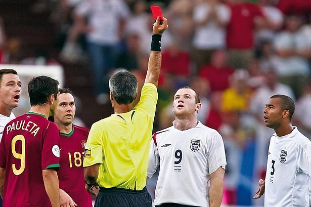 Wayne Rooney's red card helped torpedo England's World Cup dreams in 2006